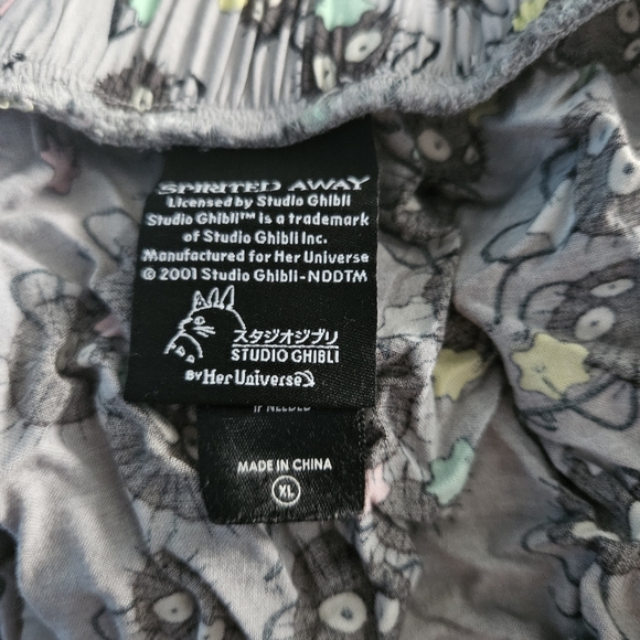 Her Universe Studio Ghibli Spirited Away Soot Sprite Button-Front Skirt - Picture 8 of 11